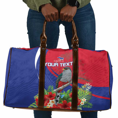 Personalized Afro-Haitians Travel Bag Hispaniolan Trogon Sporty Style