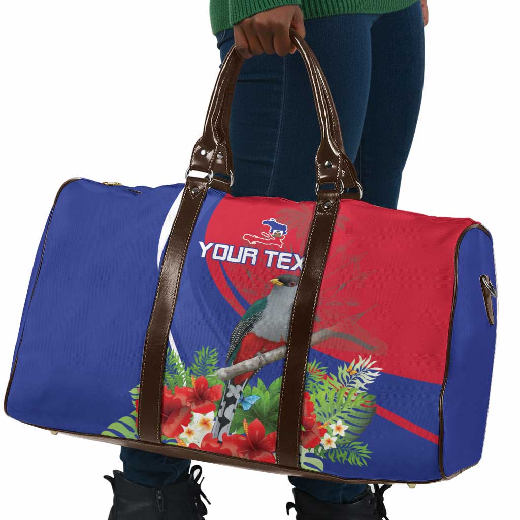 Personalized Afro-Haitians Travel Bag Hispaniolan Trogon Sporty Style