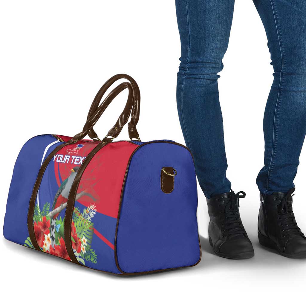 Personalized Afro-Haitians Travel Bag Hispaniolan Trogon Sporty Style