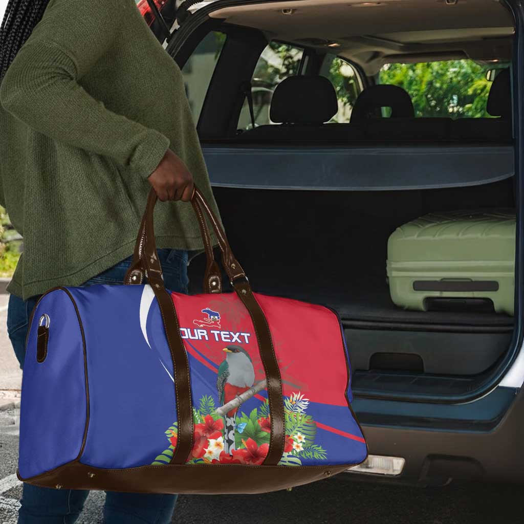Personalized Afro-Haitians Travel Bag Hispaniolan Trogon Sporty Style