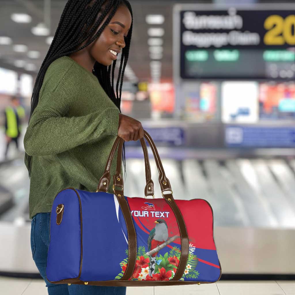 Personalized Afro-Haitians Travel Bag Hispaniolan Trogon Sporty Style