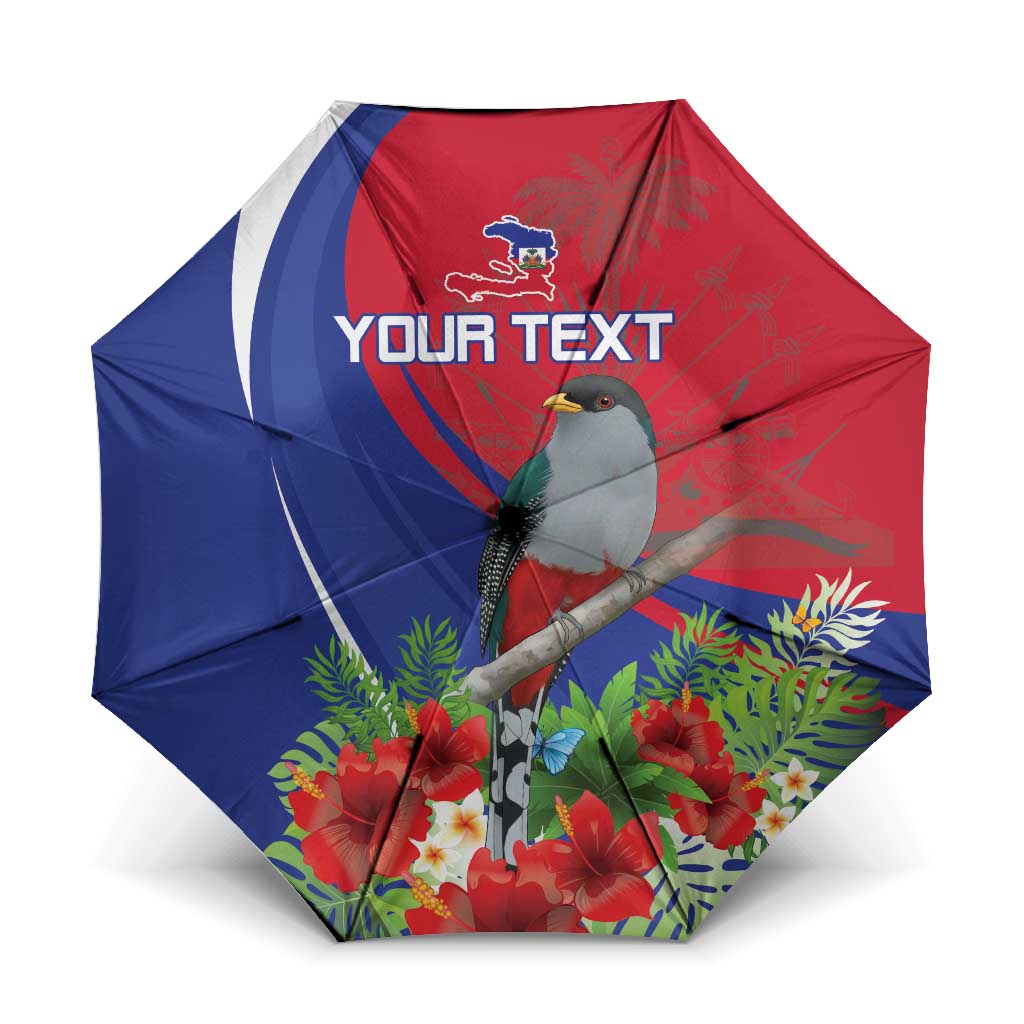 Personalized Afro-Haitians Umbrella Hispaniolan Trogon Sporty Style