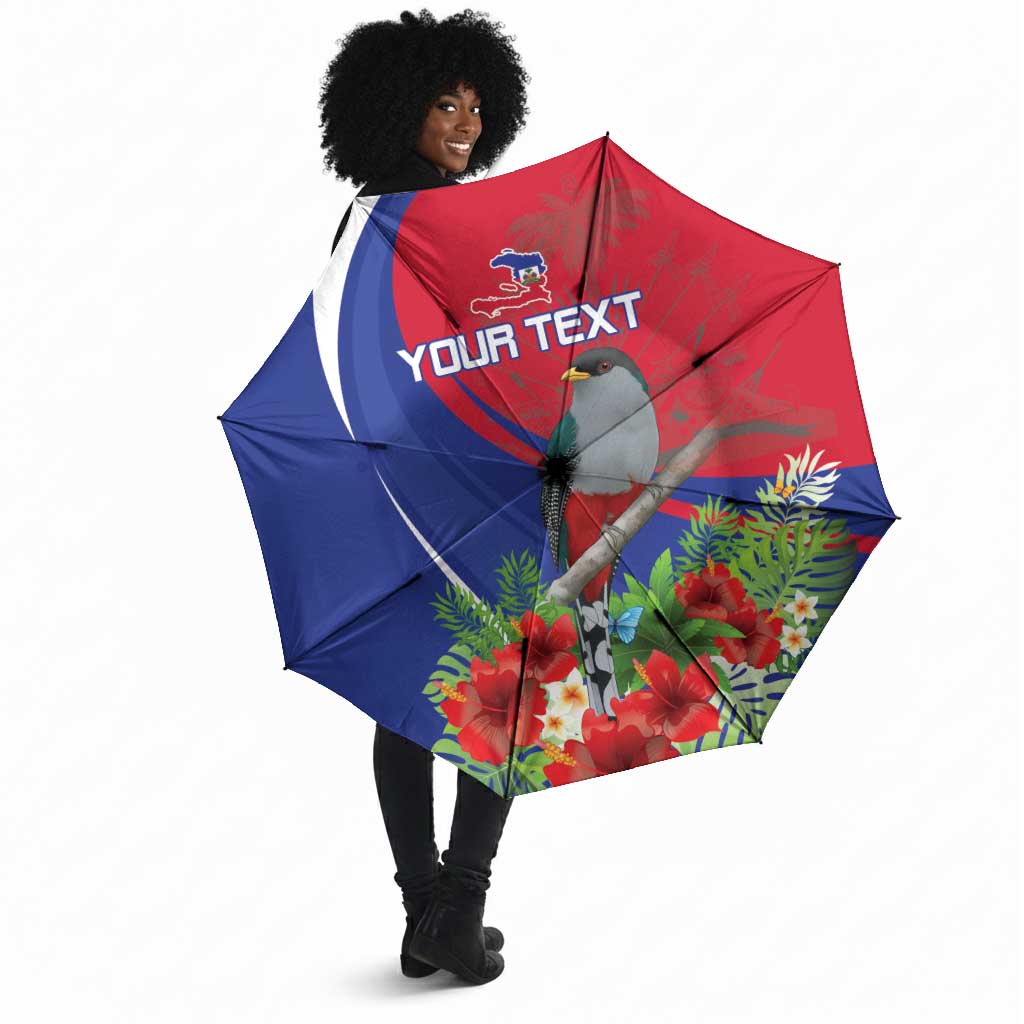 Personalized Afro-Haitians Umbrella Hispaniolan Trogon Sporty Style