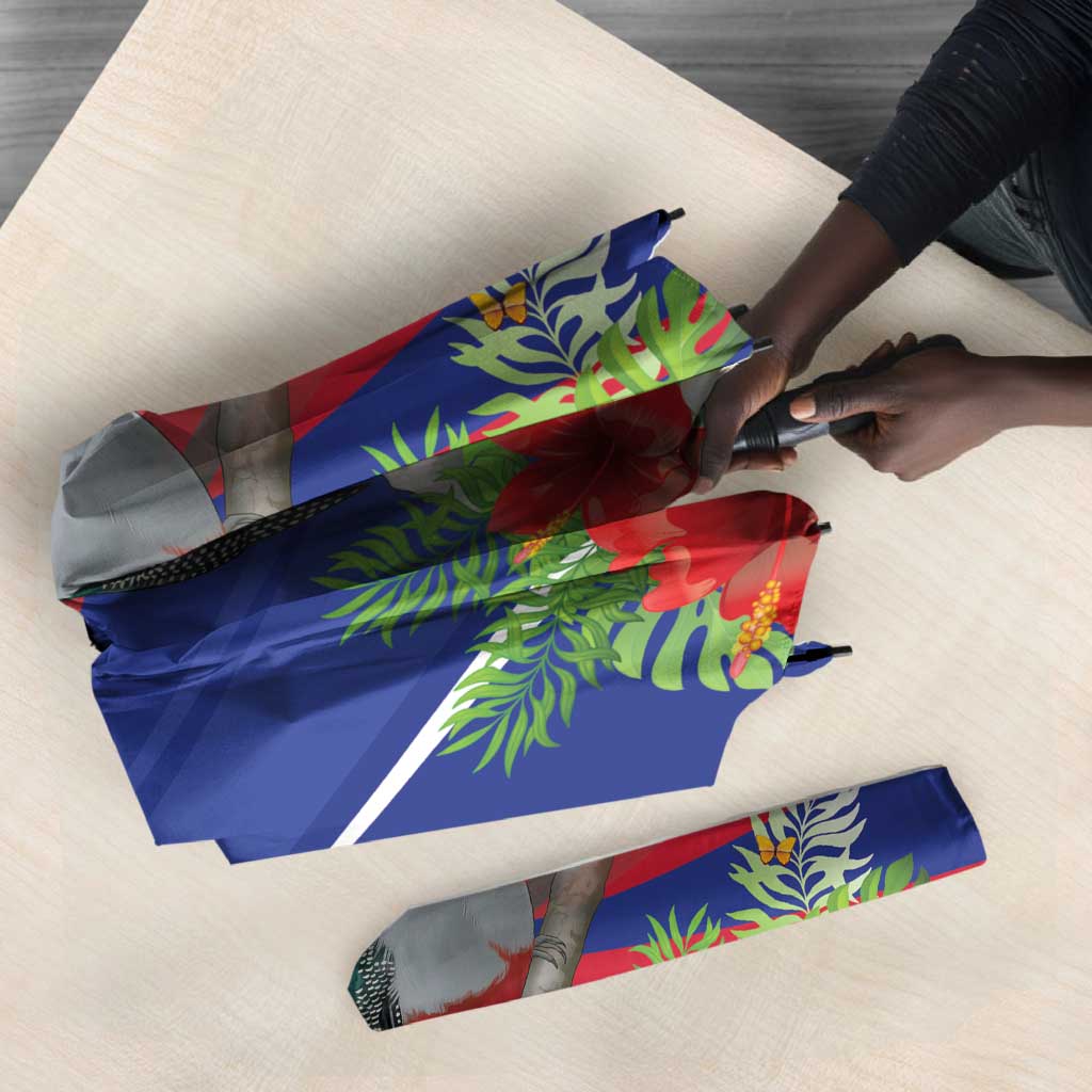 Personalized Afro-Haitians Umbrella Hispaniolan Trogon Sporty Style
