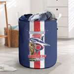 Cape Verde Football 2026 Laundry Basket Tubaroes Azuis Go Champion - African Pride