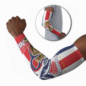 Cape Verde Football 2026 Arm Sleeves Tubaroes Azuis Go Champion