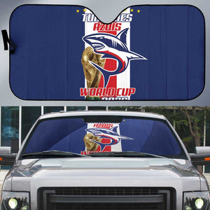 Cape Verde Football 2026 Auto Sun Shade Tubaroes Azuis Go Champion