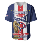 Cape Verde Football 2026 Baseball Jersey Tubaroes Azuis Go Champion LT18