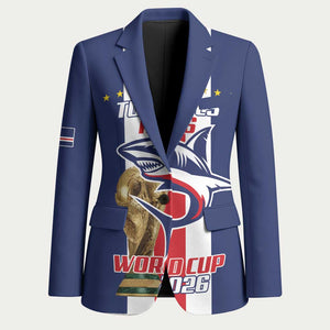 Cape Verde Football 2026 Blazer Tubaroes Azuis Go Champion