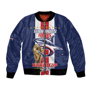 Cape Verde Football 2026 Bomber Jacket Tubaroes Azuis Go Champion - African Pride
