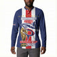 Cape Verde Football 2026 Button Sweatshirt Tubaroes Azuis Go Champion