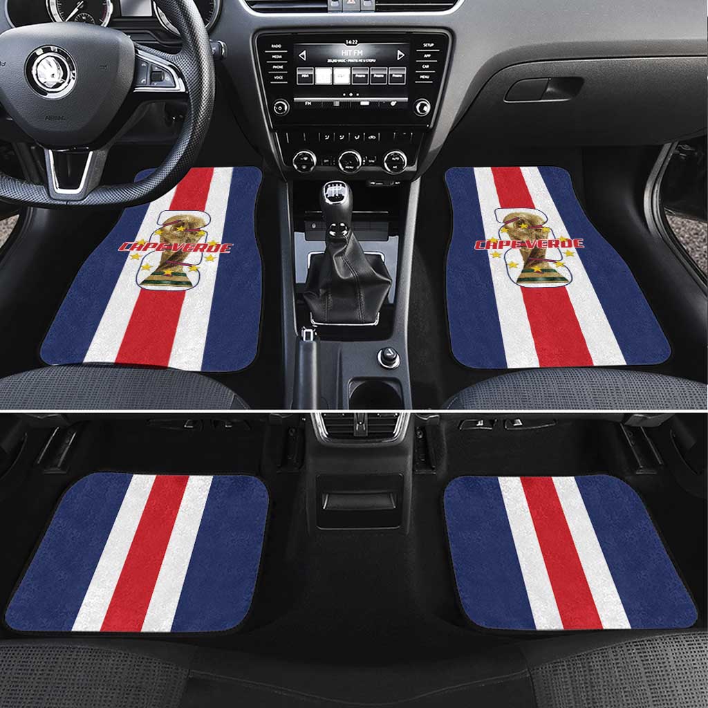Cape Verde Football 2026 Car Mats Tubaroes Azuis Go Champion - African Pride