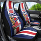 Cape Verde Football 2026 Car Seat Cover Tubaroes Azuis Go Champion - African Pride