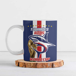 Cape Verde Football 2026 Ceramic Mug Tubaroes Azuis Go Champion