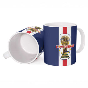 Cape Verde Football 2026 Ceramic Mug Tubaroes Azuis Go Champion
