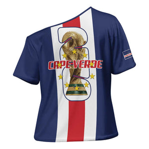 Cape Verde Football 2026 Cross Shoulder Shirt Tubaroes Azuis Go Champion