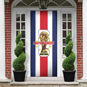 Cape Verde Football 2026 Door Cover Tubaroes Azuis Go Champion