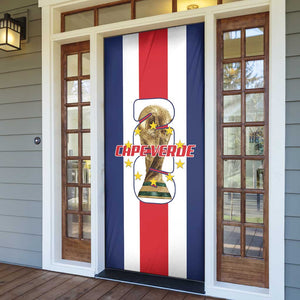 Cape Verde Football 2026 Door Cover Tubaroes Azuis Go Champion