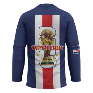 Cape Verde Football 2026 Hockey Jersey Tubaroes Azuis Go Champion
