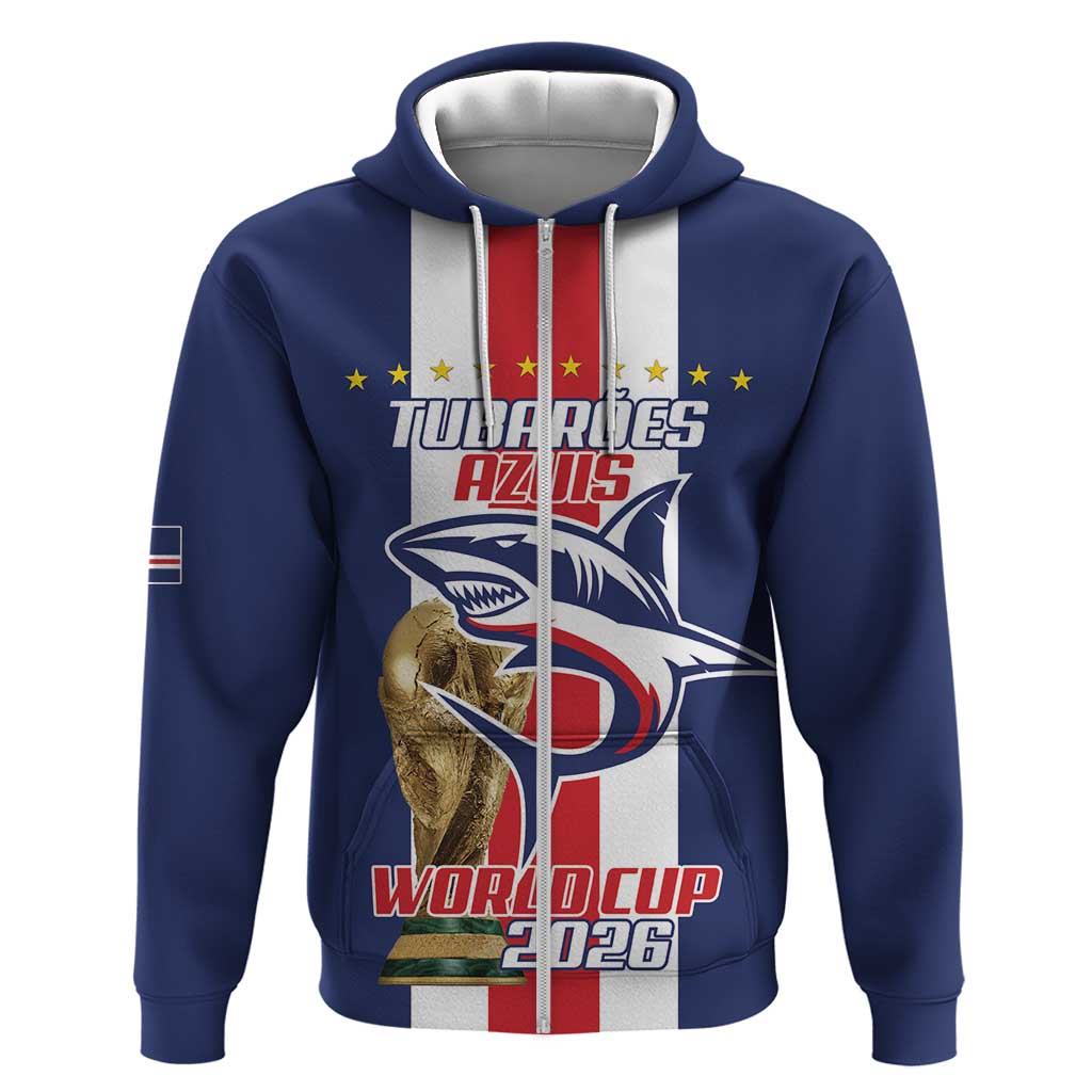 Cape Verde Football 2026 Hoodie Tubaroes Azuis Go Champion - African Pride