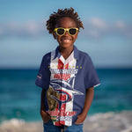 Cape Verde Football 2026 Kid Hawaiian Shirt Tubaroes Azuis Go Champion LT18