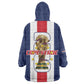 Cape Verde Football 2026 Kid Wearable Blanket Hoodie Tubaroes Azuis Go Champion - African Pride