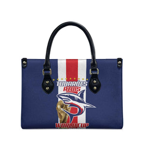 Cape Verde Football 2026 Leather Bag Tubaroes Azuis Go Champion