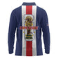 Cape Verde Football 2026 Long Sleeve Polo Shirt Tubaroes Azuis Go Champion - African Pride
