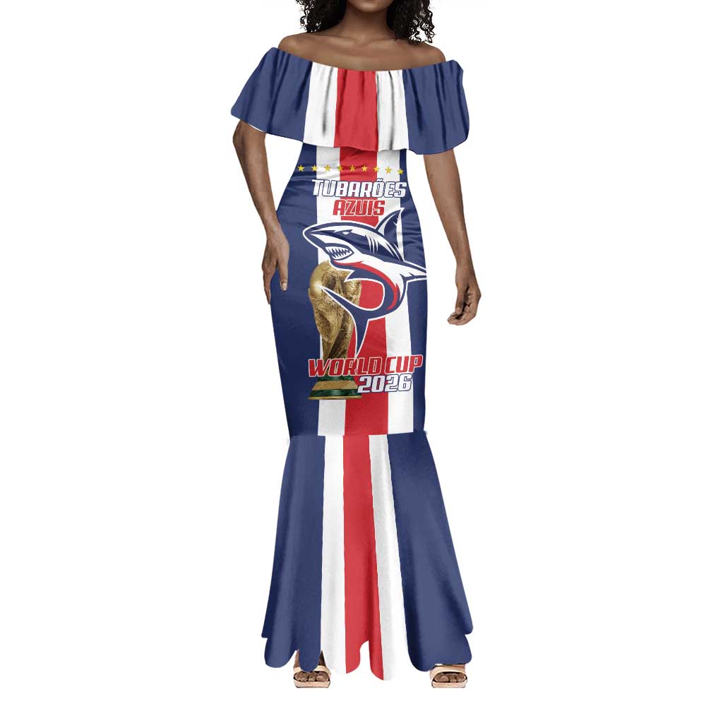 Cape Verde Football 2026 Mermaid Dress Tubaroes Azuis Go Champion LT18