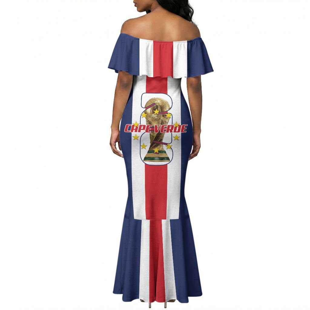 Cape Verde Football 2026 Mermaid Dress Tubaroes Azuis Go Champion LT18