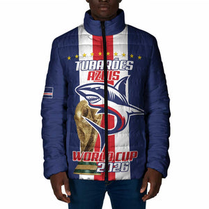 Cape Verde Football 2026 Padded Jacket Tubaroes Azuis Go Champion