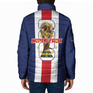 Cape Verde Football 2026 Padded Jacket Tubaroes Azuis Go Champion