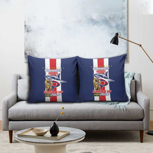 Cape Verde Football 2026 Pillow Cover Tubaroes Azuis Go Champion
