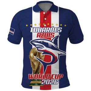 Cape Verde Football 2026 Polo Shirt Tubaroes Azuis Go Champion LT18