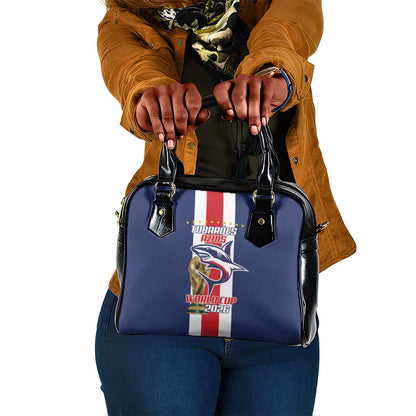 Cape Verde Football 2026 Shoulder Handbag Tubaroes Azuis Go Champion - African Pride