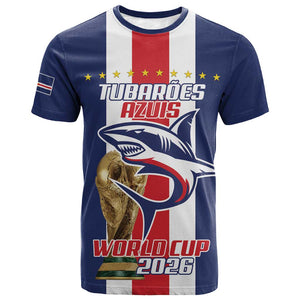 Cape Verde Football 2026 T shirt Tubaroes Azuis Go Champion LT18