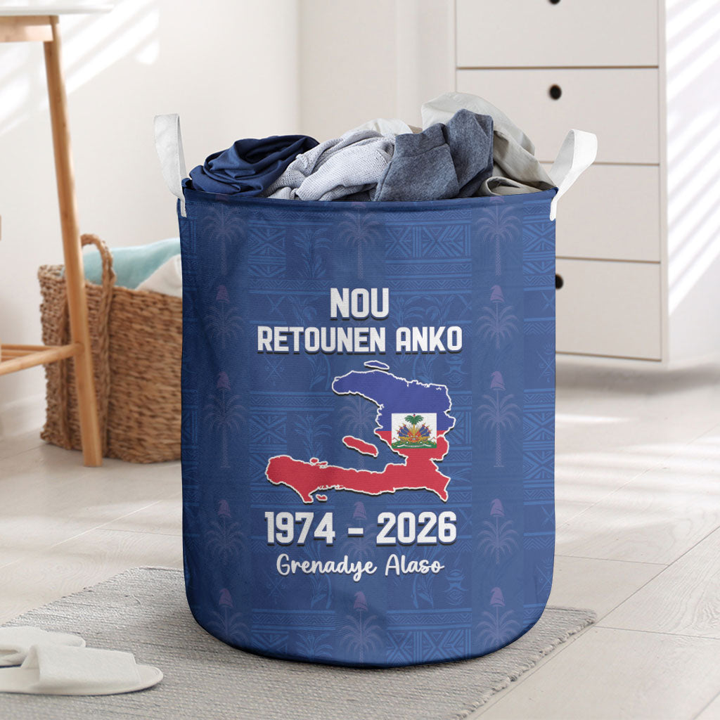 Haiti Football Laundry Basket Nou Retounen Anko 1974-2026