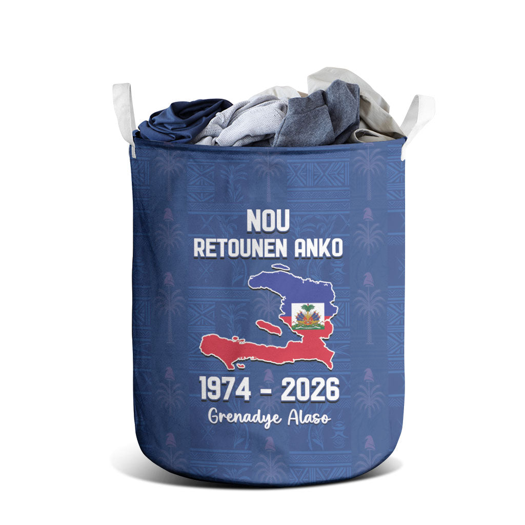 Haiti Football Laundry Basket Nou Retounen Anko 1974-2026