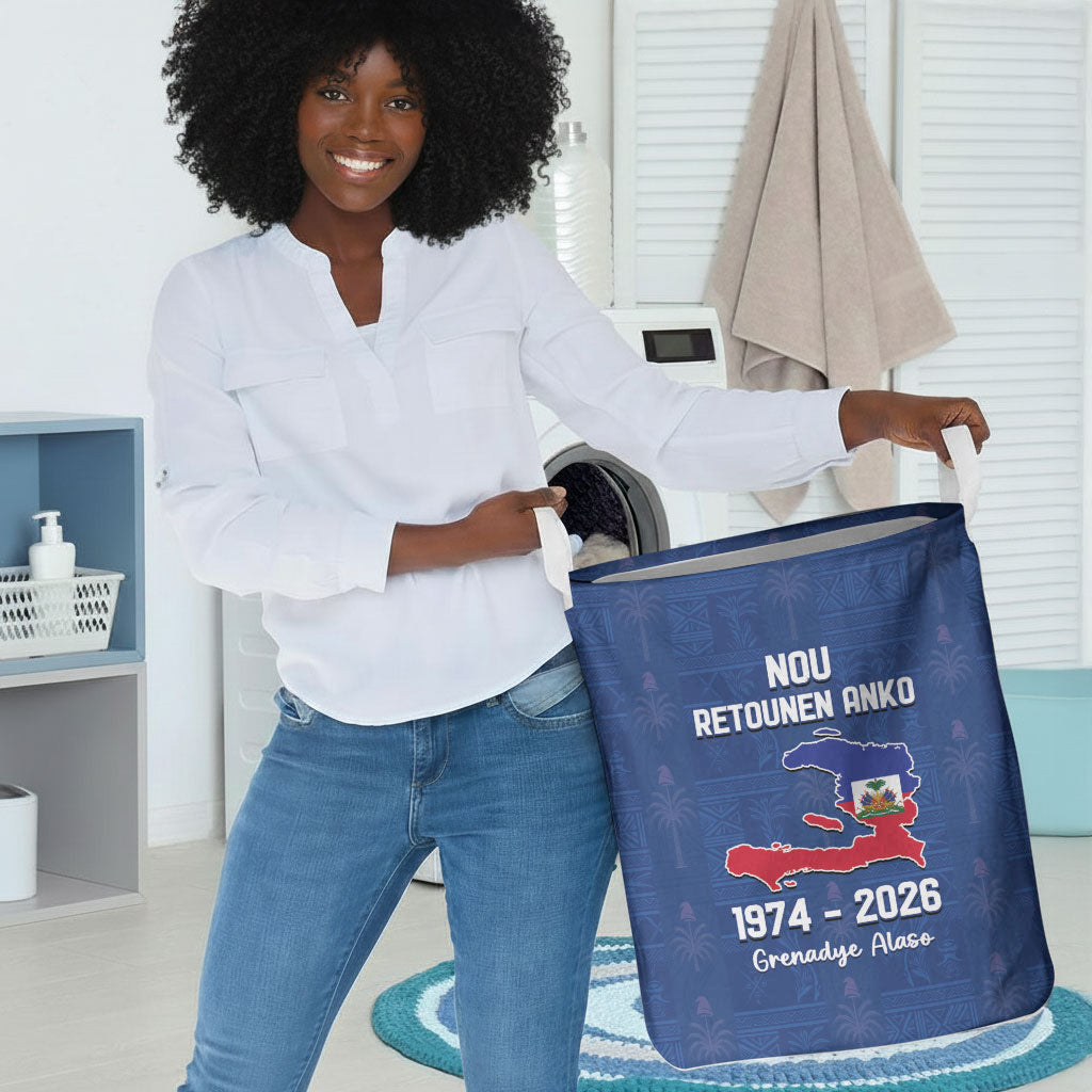 Haiti Football Laundry Basket Nou Retounen Anko 1974-2026