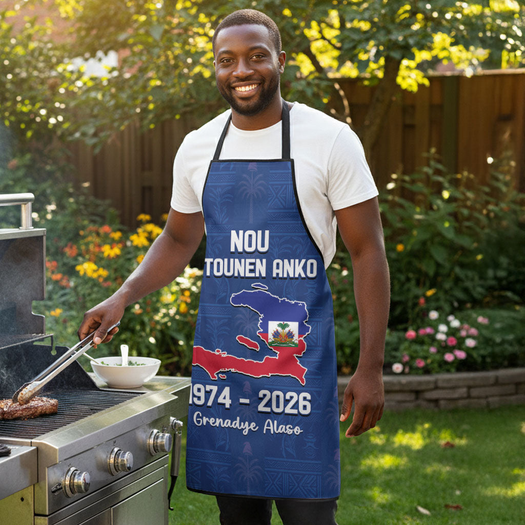 Haiti Football Apron Nou Retounen Anko 1974-2026