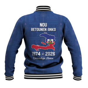 Haiti Football Baseball Jacket Nou Retounen Anko 1974-2026