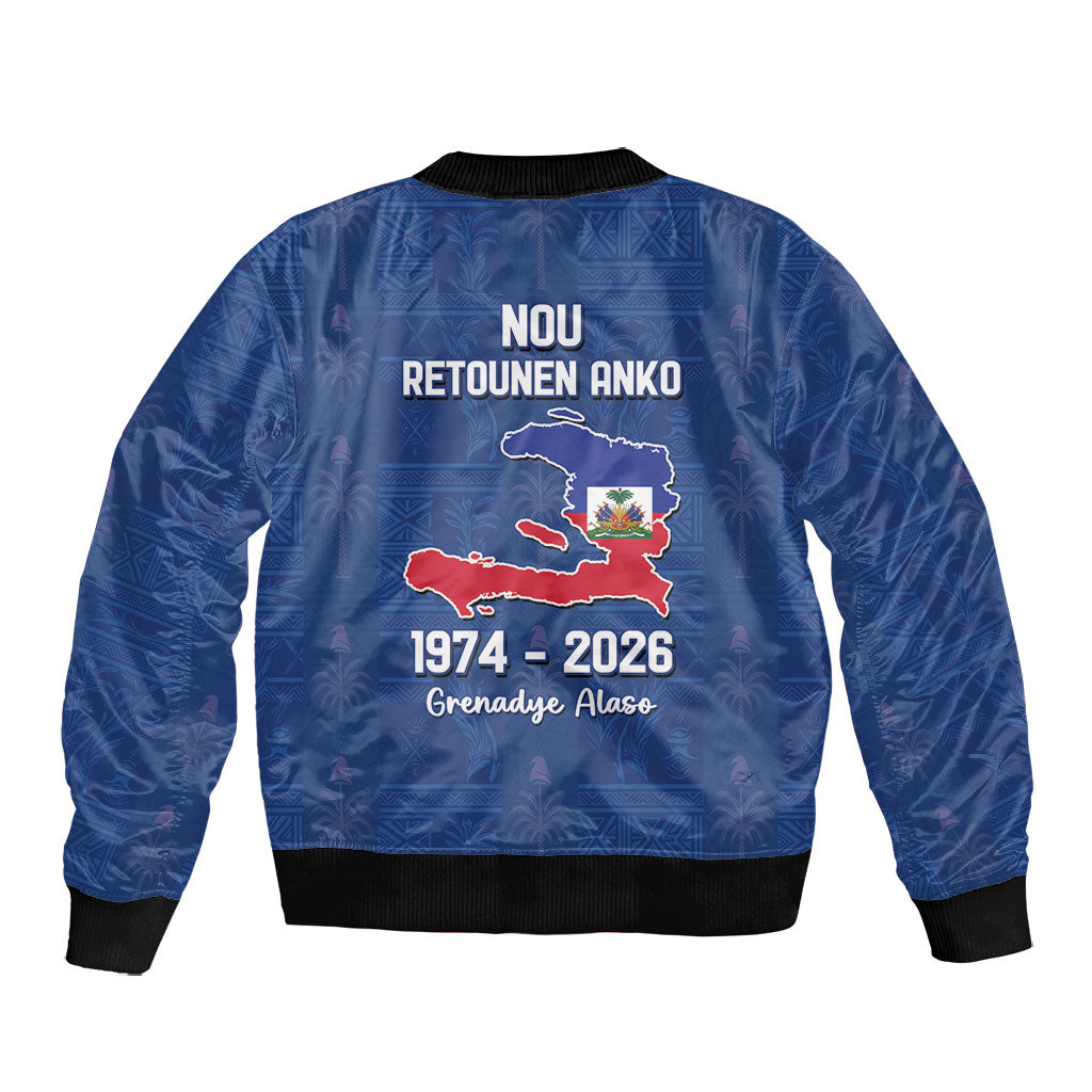 Haiti Football Bomber Jacket Nou Retounen Anko 1974-2026