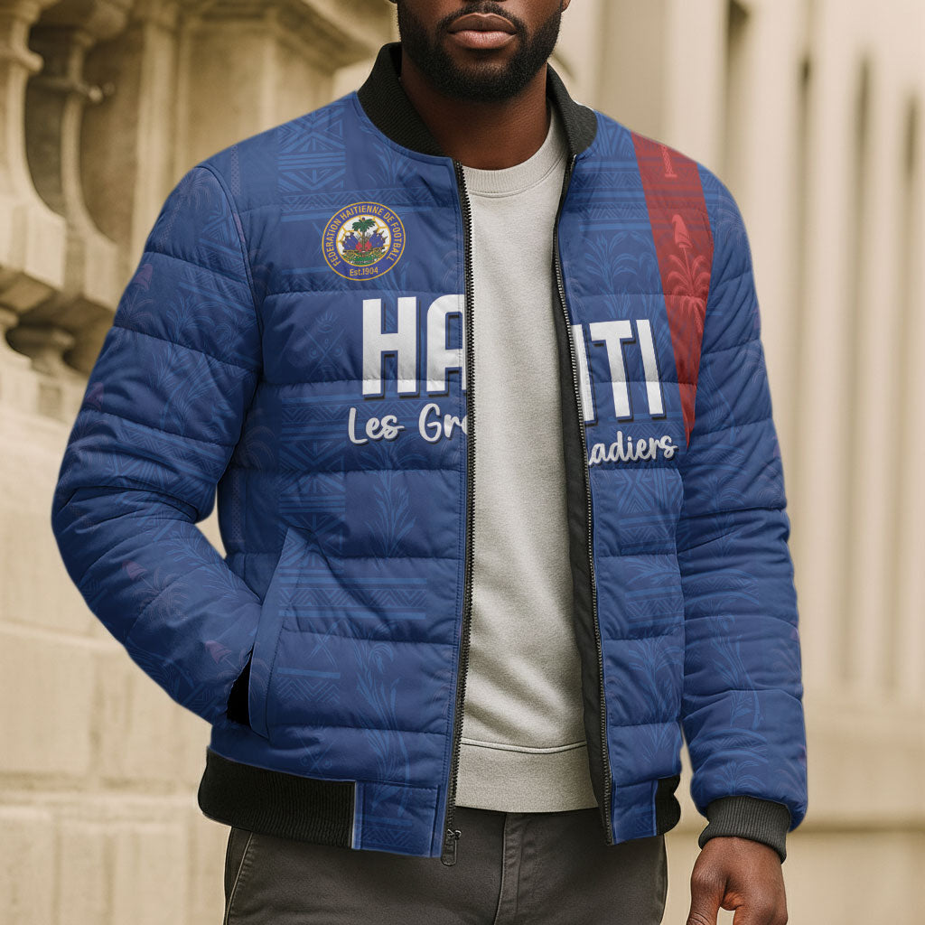 Haiti Football Bomber Puffer Jacket Nou Retounen Anko 1974-2026
