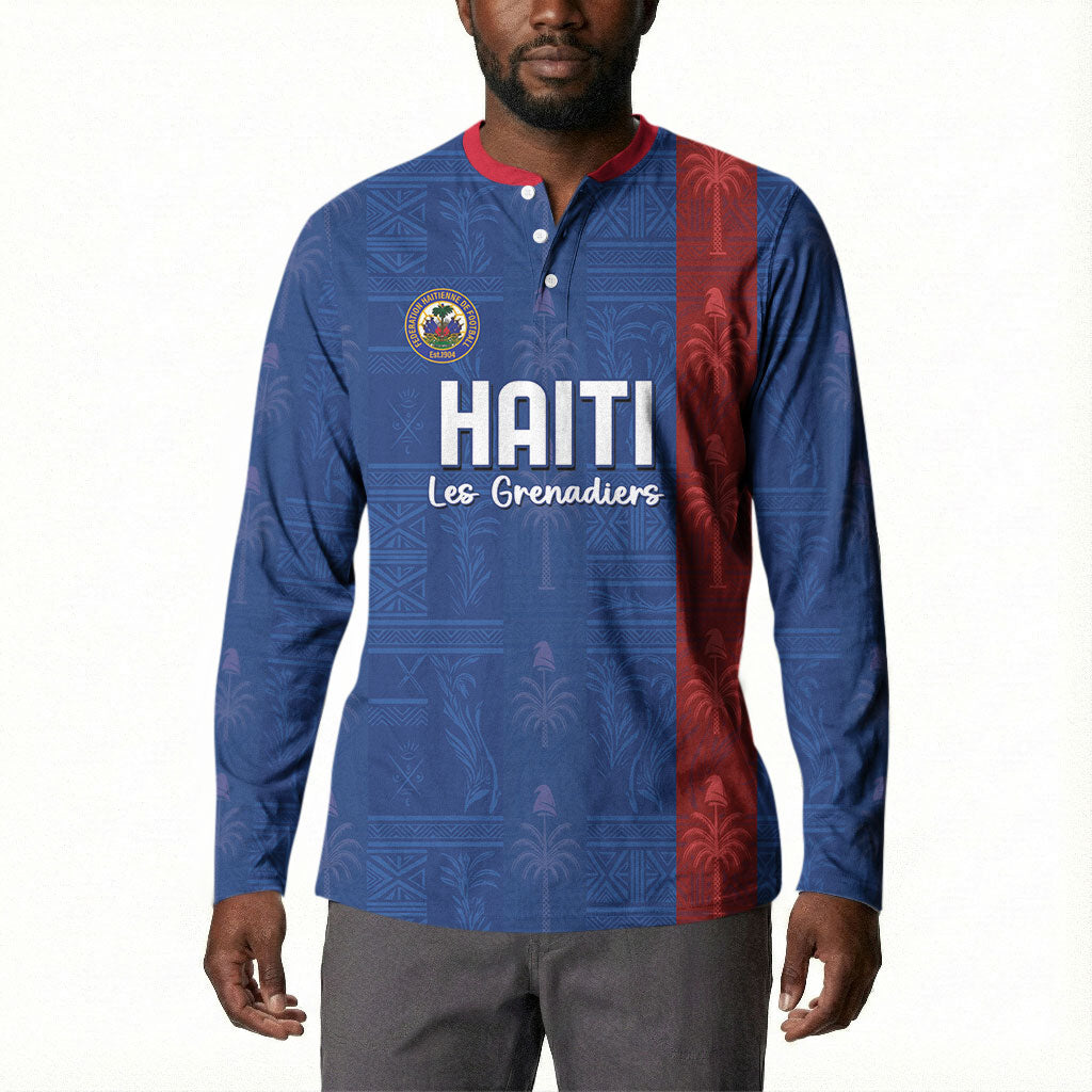 Haiti Football Button Sweatshirt Nou Retounen Anko 1974-2026