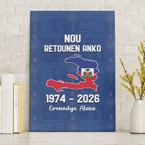 Haiti Football Canvas Wall Art Nou Retounen Anko 1974-2026