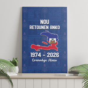 Haiti Football Canvas Wall Art Nou Retounen Anko 1974-2026