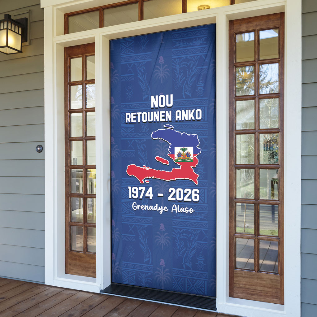 Haiti Football Door Cover Nou Retounen Anko 1974-2026