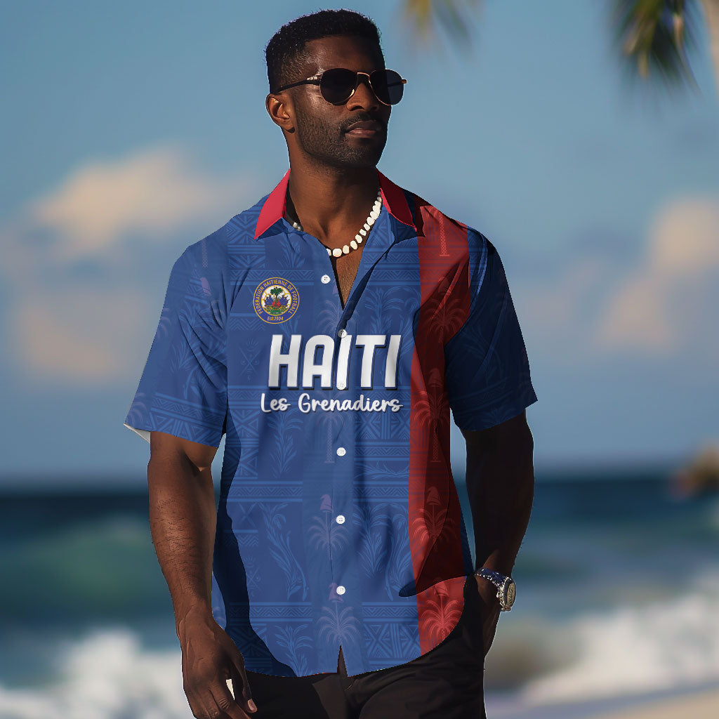 Haiti Football Hawaiian Shirt Nou Retounen Anko 1974-2026
