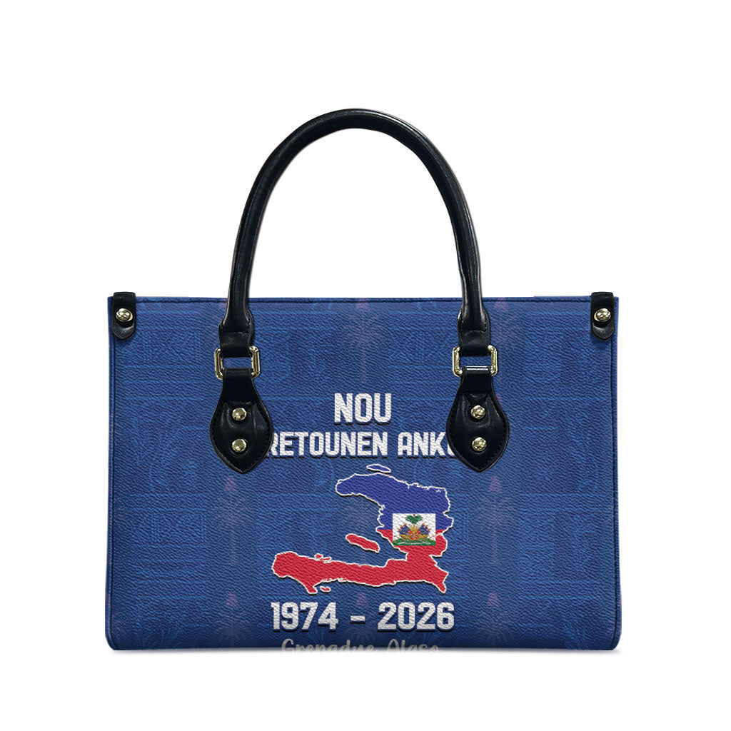 Haiti Football Leather Bag Nou Retounen Anko 1974-2026