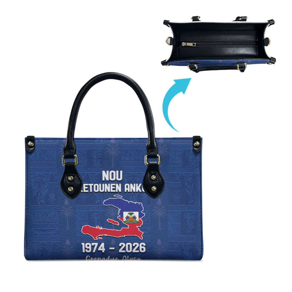 Haiti Football Leather Bag Nou Retounen Anko 1974-2026